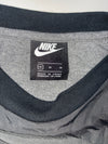 Nike Swoosh Logo Tape Grey & Black Long Sleeve Top (L)