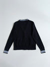Tommy Hilfiger Black Striped Trim Knit Cardigan – (S)