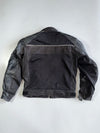 Speed-R Racing Motorcycle Jacket Real Leather Sleeves & Shoulders | Mesh Body | Armour Padded (M)