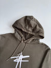 Been Trill Embroidered Signature Logo Hoodie – Washed Brown (L)