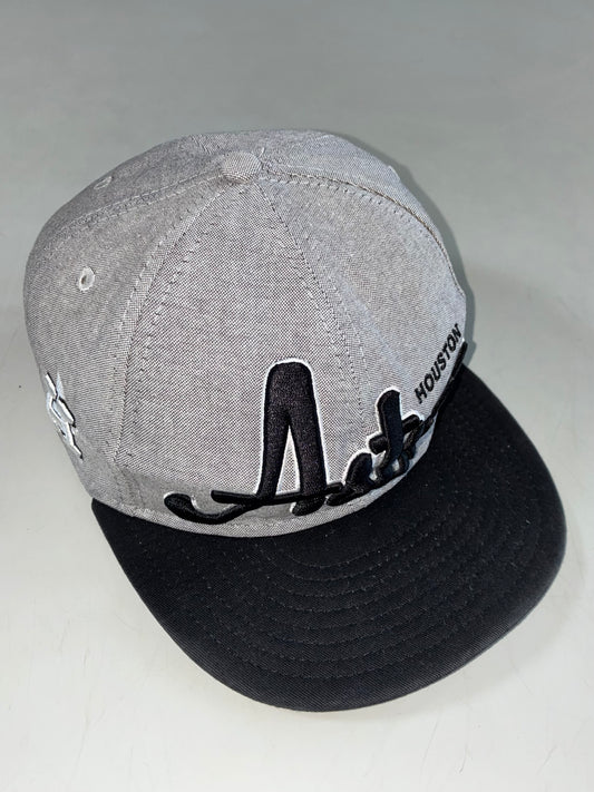 New Era 9FIFTY Houston Astros Script Grey Chambray Snapback – MLB (Adjustable)