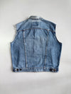 Levi’s | Cut-Off Sleeveless Trucker Vest | Light Wash Denim (L/XL)