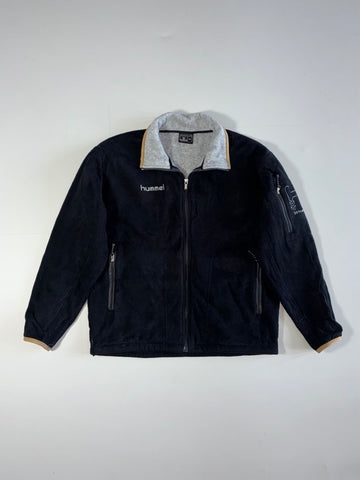 Vintage Hummel Black Full-Zip Fleece Jacket – (M)