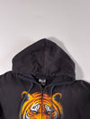 Vintage Y2K Tiger Graphic Zip-Up Hoodie – (M)