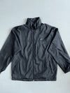 Nike Black Lightweight Windbreaker Jacket | Vintage Full Zip Sports Jacket (XL)