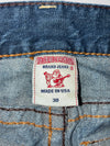 True Religion Ricky Straight Dark Wash Jeans (W:32) (L:38)
