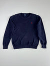 Polo Ralph Lauren Navy Crewneck Sweater w/ Red Pony (XL)