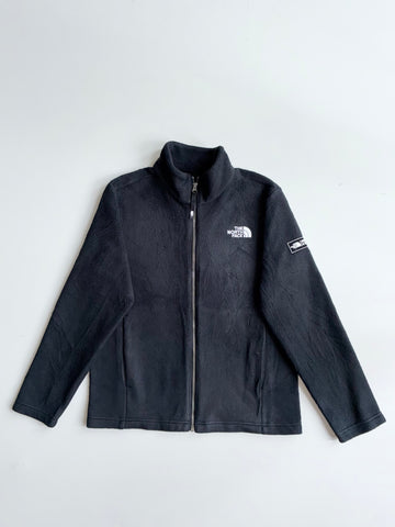 The North Face Black Fleece Zip Jacket – Sleeve Patch | (S)