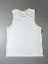 Nike Dri-Fit White Basketball Tank Jersey (L)