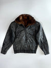 Premium Original Pure Leather Jacket (Detechable Furr Lining) (M)
