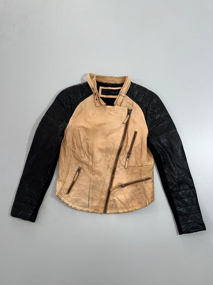 !                                                                                                                                                                                                        Zara Mens Original Leather Jacket (XS)