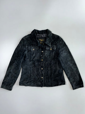 Fabio Premium Original Sued Leather Jacket (S)