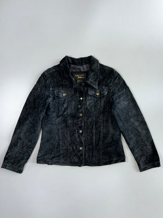 Fabio Premium Original Sued Leather Jacket (S)