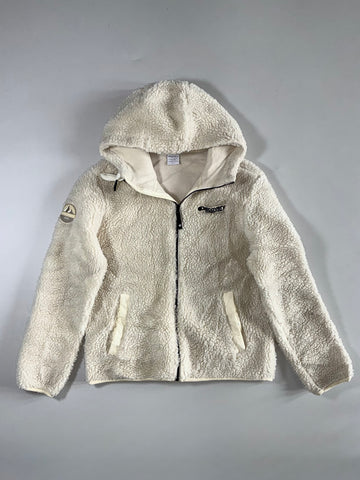 Discovery Expedition Sherpa Hooded Fleece Jacket – Cream (M)