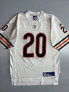 Reebok NFL Equipment Chicago Bears #20 Away Jersey | Vintage Y2K | White/Navy/Orange (L)