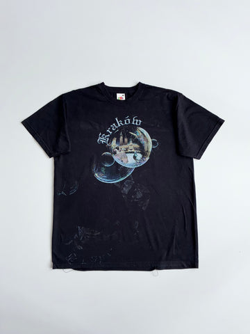 Kraków Vintage Souvenir Graphic T-Shirt – Black (L)