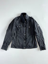 Vintage Spirit Motors Black Military Style Moto Jacket Paded (XS)