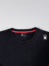 Spyder Black Embroidered Logo Knit Sweatshirt  (XL)