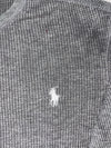 Polo Ralph Lauren Grey Waffle Knit Thermal Long Sleeve (M)
