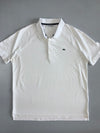 Lacoste Regular Fit Piqué Polo Shirt in White (XL)