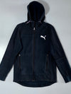 Puma Evostripe Zip-Up Hoodie – Black Textured Panel (S)