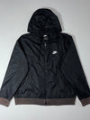 Nike | Black Windrunner Hooded Jacket  (L/XL)