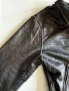 Due West “Live Love Life” Black Leather Western Yoke Jacket (2XL/3XL)