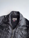 Schott N.Y.C. Cowhide Leather Trucker Jacket Made in USA, Genuine Full-Grain Leather (2XL)