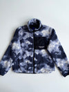 Jack & Jones Originals Studio Tie-Dye Sherpa Fleece Jacket – Grey Camo (XL)