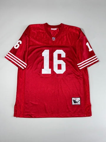 Mitchell & Ness | 49ers Throwback Red Jersey #16 | (2XL/3XL)