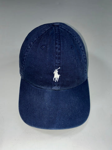 Vintage Polo Ralph Lauren Navy Pony Logo Cap (Adjustable)