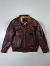 M.Flues Leather Bomber Jacket (L)