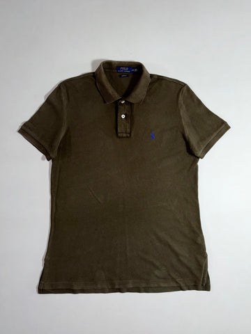 Polo Ralph Lauren Olive Green Custom Fit Polo T-Shirt (L)