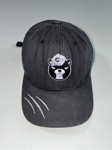 Vintage MLB Chicago Cubs Black Bear Claw Cap (Adjustable)