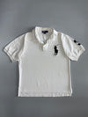 Polo Ralph Lauren Big Pony Short Sleeve Polo — White/Black (XL)