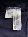 Roots Kids Navy Retro Stripe Logo Crewneck Sweatshirt (S)