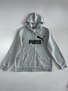 Puma Grey Melange Zip-Up Hoodie (2Xl)