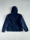 Vintage 90s Polo by Ralph Lauren Quilt-Lined Hooded Canvas Jacket – Navy with Red Pony (M)