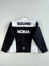 Vintage OXO Rally Nokia Racing Jacket – Black/White, Michelin & Elf Patches (XL)