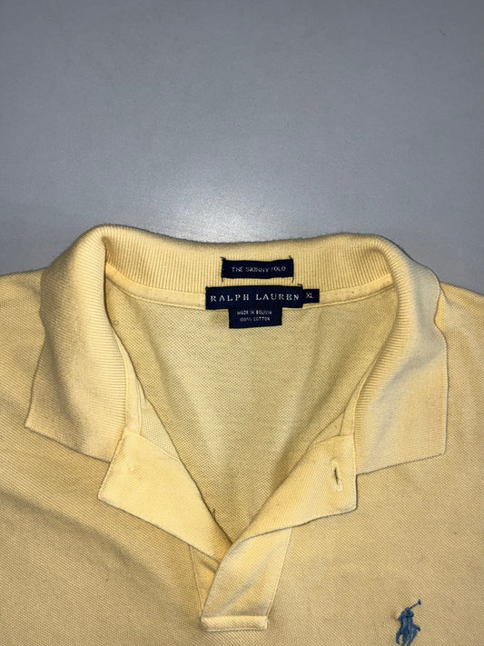 Ralph Lauren “The Skinny Polo” – T-Shirt Butter Yellow (L)