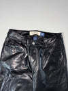 Vintage Gap Black Leather Bootcut Pants (W:28) (L:39)
