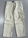 Polo Ralph Lauren Vintage Cream Cargo Trousers (W:34 |L:41)