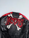 Icon “Skull Jacket” Genuine Leather Motorcycle Jacket Back Padded (M)