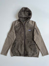 Patagonia Deep Pile Fleece Hooded Jacket – Brown (L)