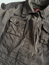 Sublevel Rock Angel Brown Military Cargo Jacket Women’s (Xs)