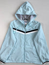 Y2K Reebok Sky Blue Hooded Windbreaker Jacket (M)