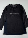 Columbia | Black Raglan Sports Tee – Mesh Panel Full Sleeve | (M)