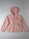 The North Face Pink Sherpa Fleece Hooded Women’s Jacket (M)