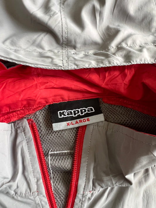 Kappa Aerotec Hooded Windbreaker Jacket (XL)