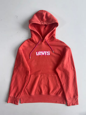 Levi’s Coral Boxtab Logo Hoodie (L)